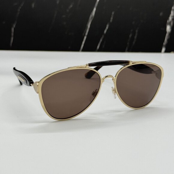NEW BURBERRY BE3160 1109/73 GOLD BLACK UNISEX SUNGLASSES BURBERRY BE3160 110973 main image 6